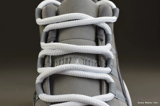 Grey Jordan Cool Low 11 Air 528895-003 0820